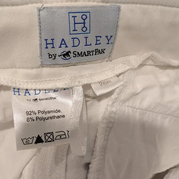 Hadley by Smartpak White Full Seat English Breeches - Picture 7 of 8
